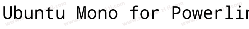 Ubuntu Mono for Powerline BoldForPo字体转换